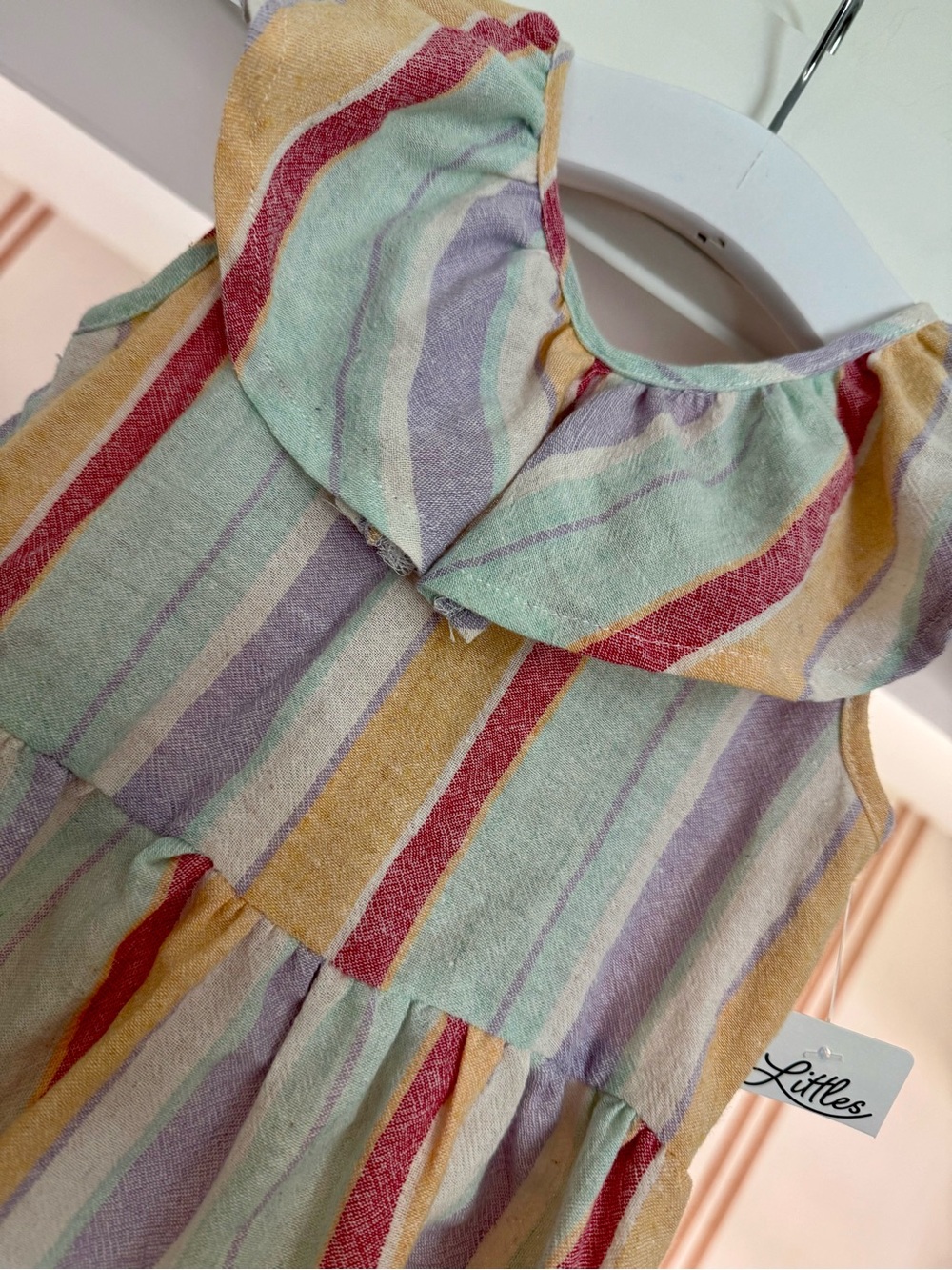 Vignette Girls Striped Dress Sz 4T New